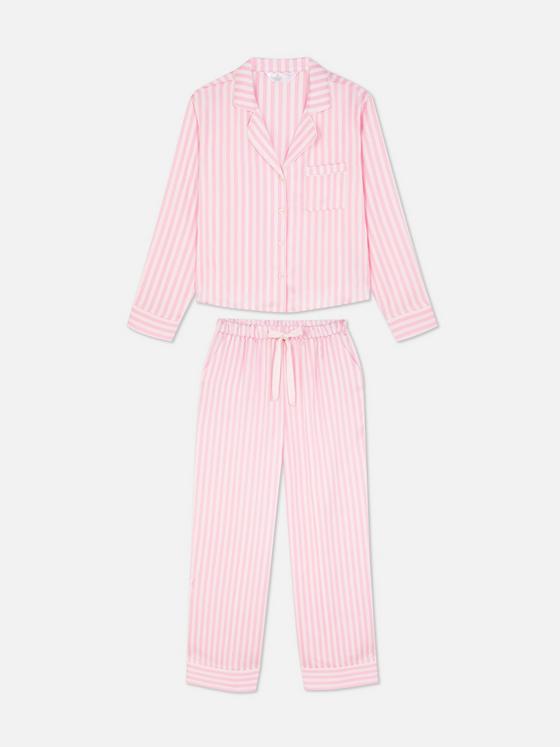 Satin Stripe Pyjamas
