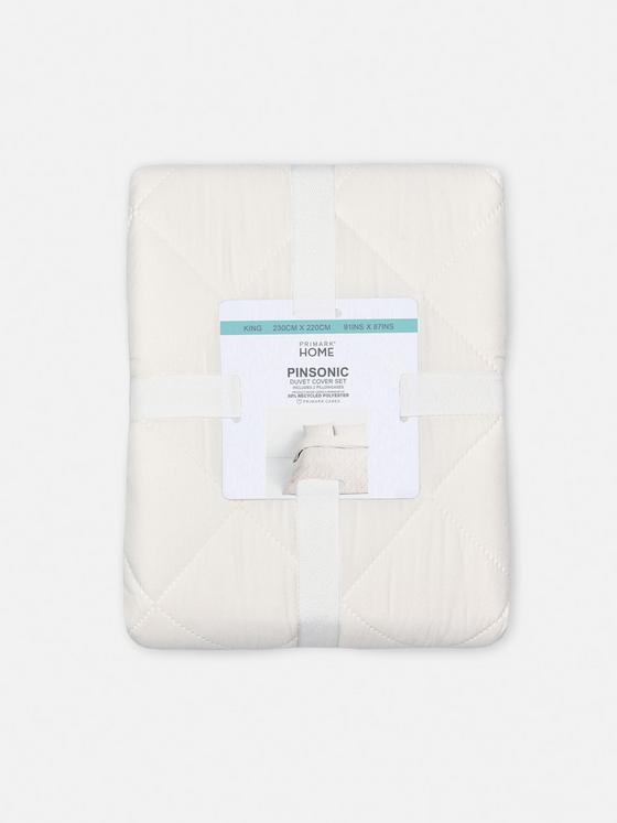 Diamond Pinsonic King Duvet Cover Set