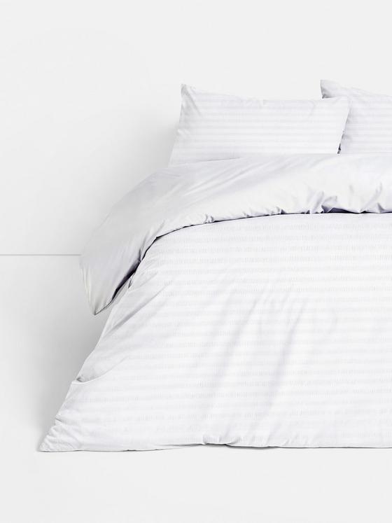 Seersucker King Size Duvet Set