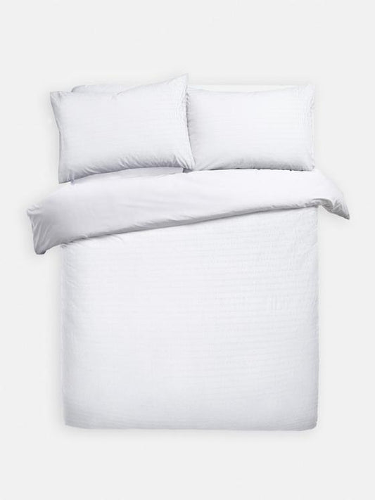 Seersucker King Size Duvet Set