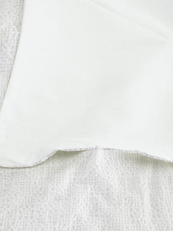 Waffle Texture King Duvet Cover
