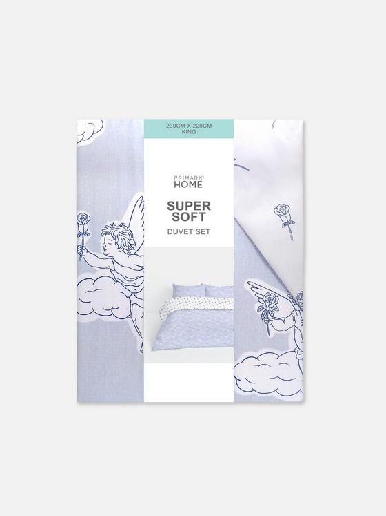 Reversible Cherub Double Duvet Cover Set