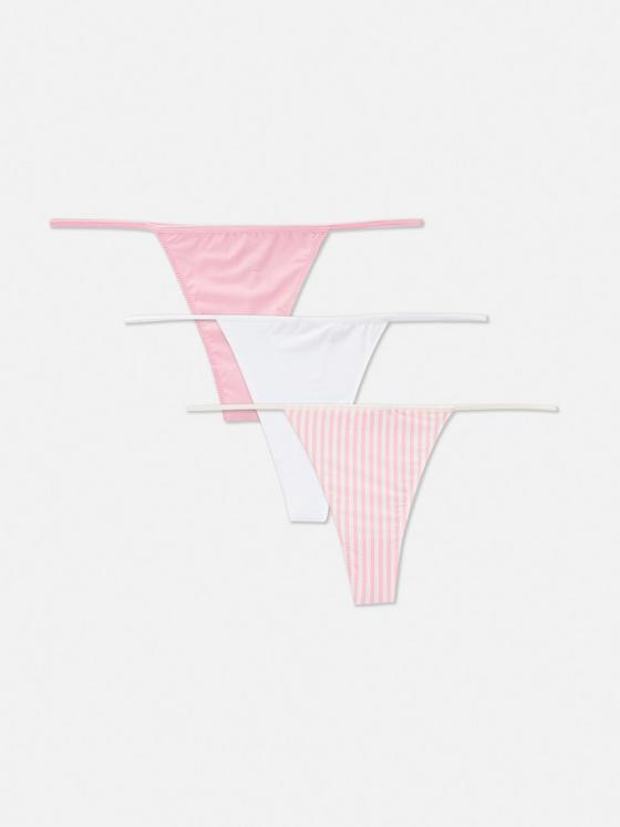 3pk String Thongs