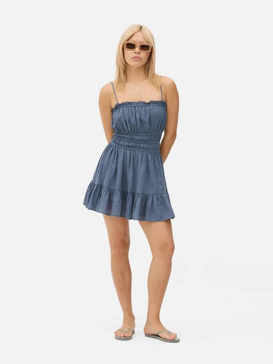 Ruched Mini Dress