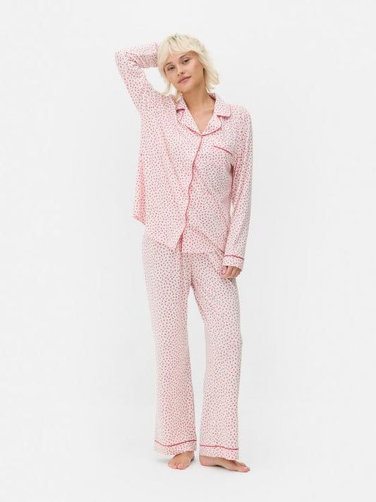Printed Boyfriend Pyjama Set