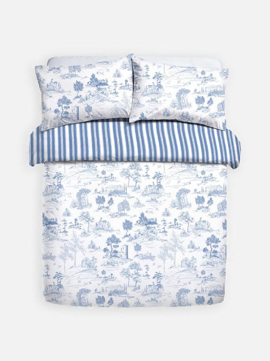 Toile King Size Duvet Cover Set