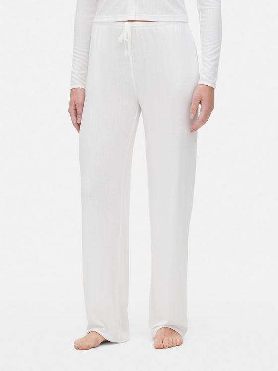Pointelle Pyjama Bottoms