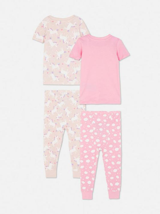 2pk Unicorn Long Pyjamas