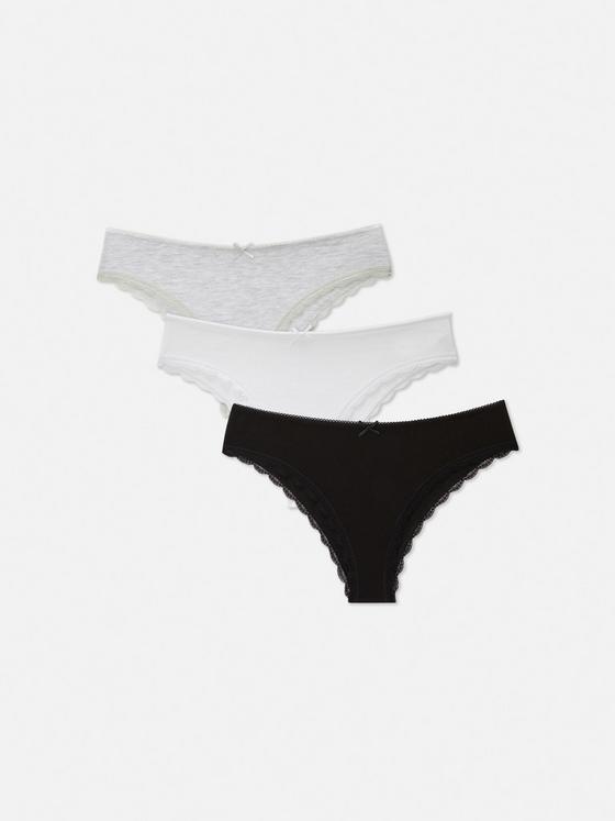 3pk Cotton Brazilian Briefs