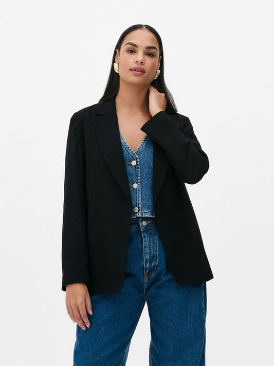 Oversized Straight-Cut Blazer