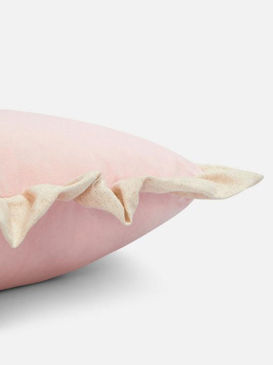 Velvet Frill Oblong Cushion