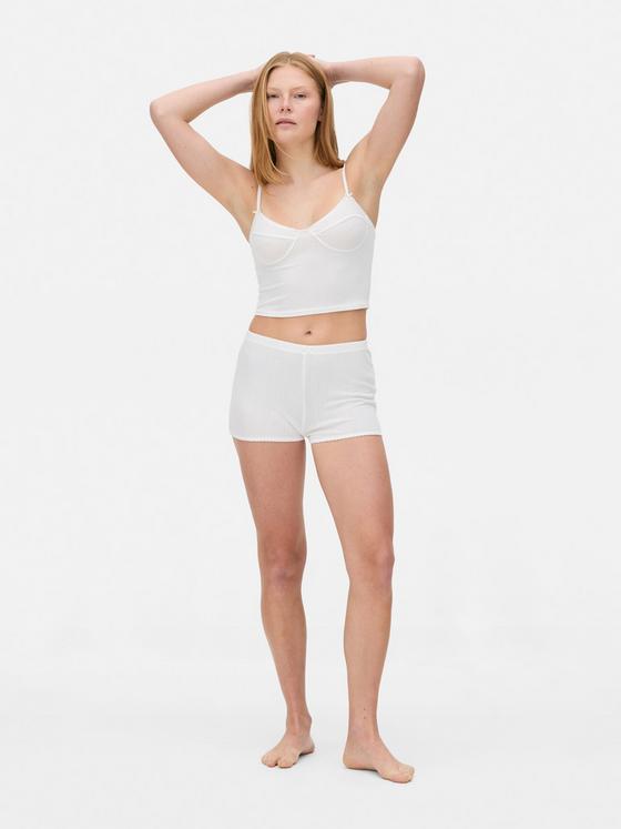 Pointelle Pyjama Shorts