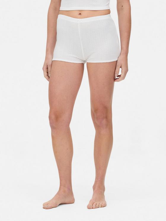 Pointelle Pyjama Shorts