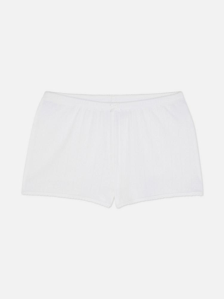 Pointelle Pyjama Shorts