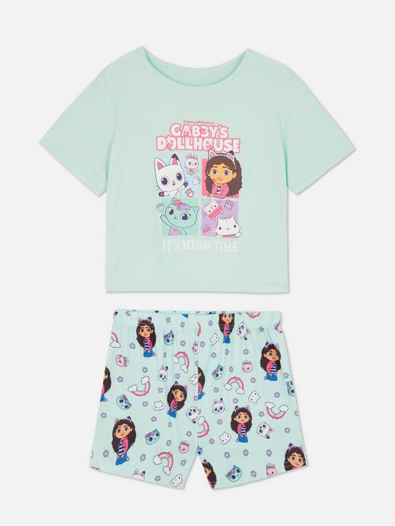 Gabby's Dollhouse T-Shirt and Shorts Pyjamas
