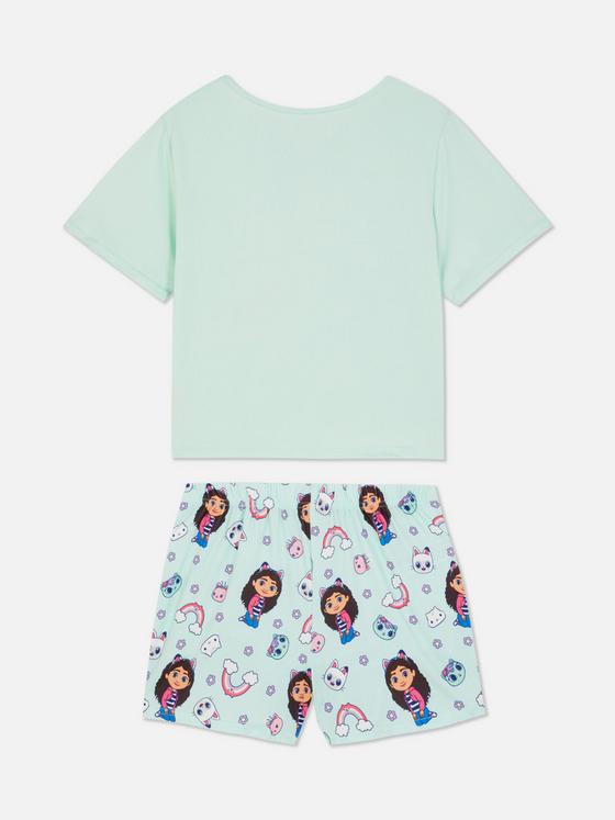 Gabby's Dollhouse T-Shirt and Shorts Pyjamas