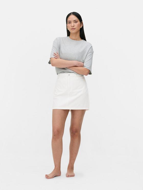 Denim Mini Skirt