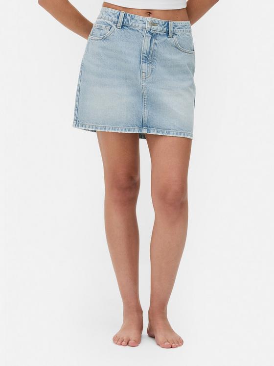 Denim Mini Skirt