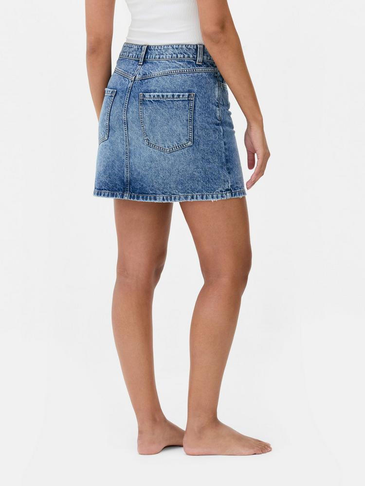 Denim Mini Skirt