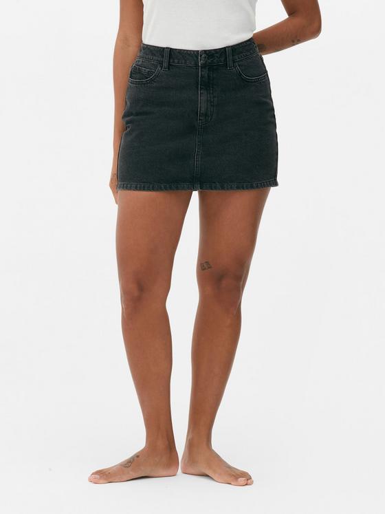 Denim Mini Skirt