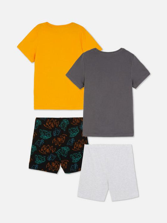 2pk Pokémon T-Shirt and Shorts Set
