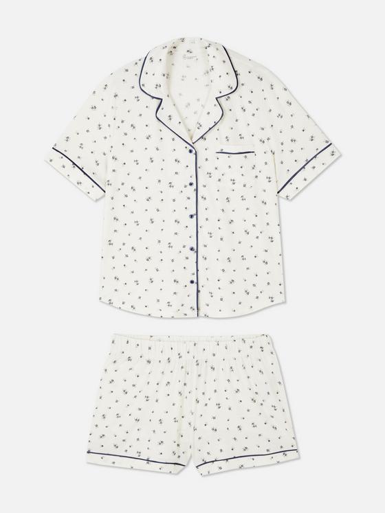 Printed Jersey Short Pyjamas