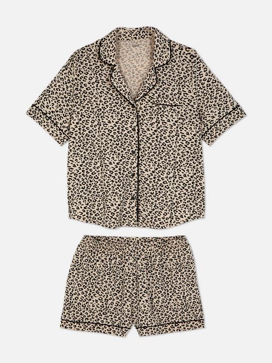Printed Jersey Short Pyjamas