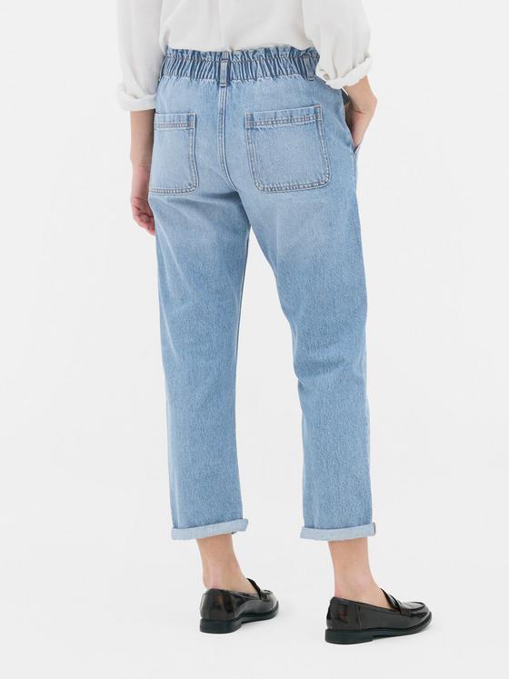Paperbag Waist Cotton Trousers