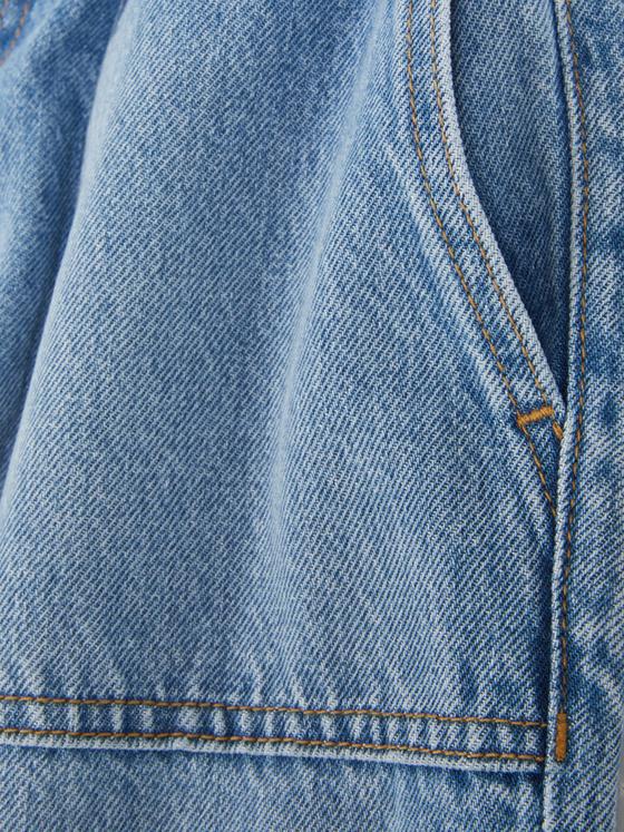 Paperbag Waist Cotton Trousers