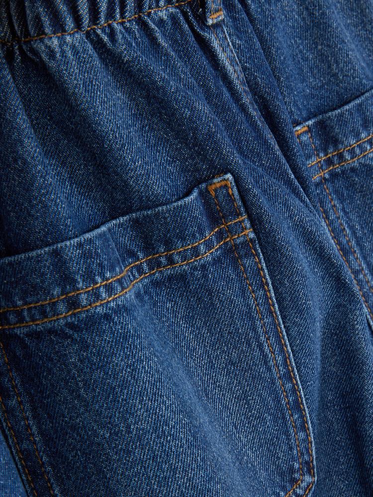 Paperbag Waist Cotton Trousers