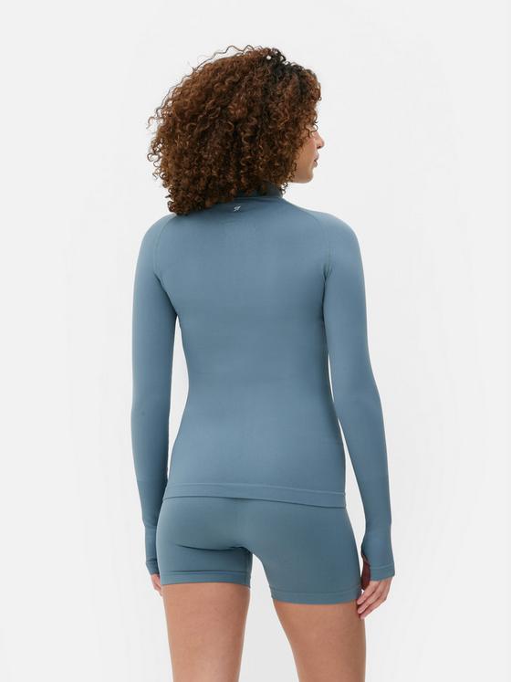 Seamless Zip-Up Sport Jacket