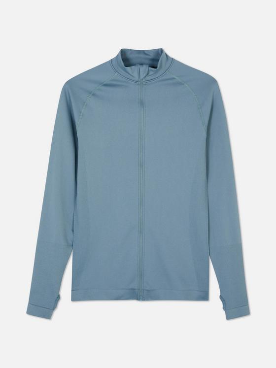 Seamless Zip-Up Sport Jacket