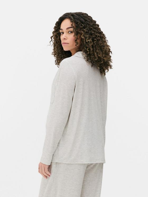 Ribbed Maternity Pyjama Shirt