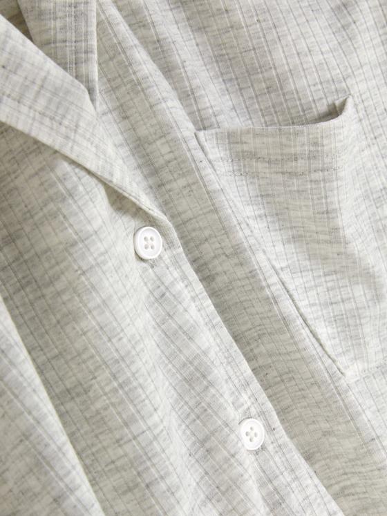 Ribbed Maternity Pyjama Shirt