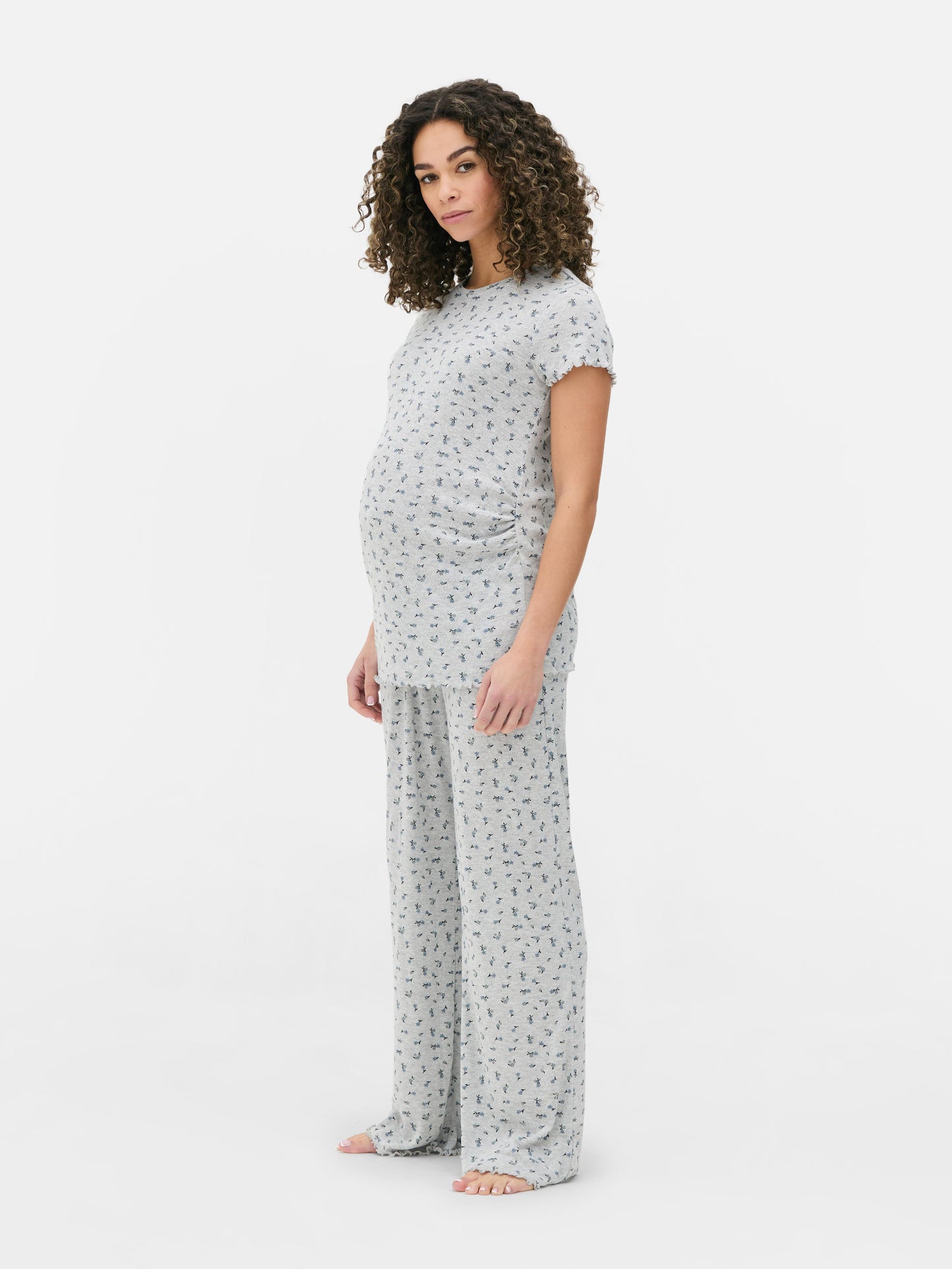 Maternity Pointelle Pyjama T-Shirt