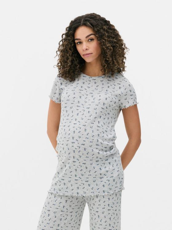 Maternity Pointelle Pyjama T-Shirt