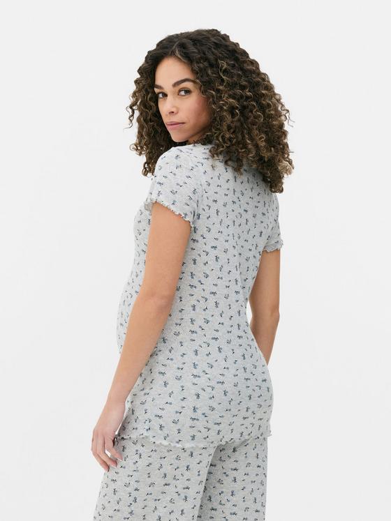 Maternity Pointelle Pyjama T-Shirt