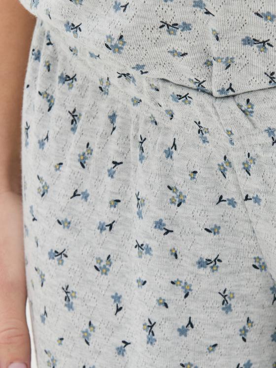 Maternity Pointelle Wide Leg Pyjama Bottoms