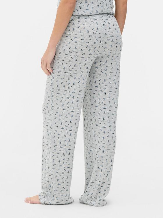 Maternity Pointelle Wide Leg Pyjama Bottoms