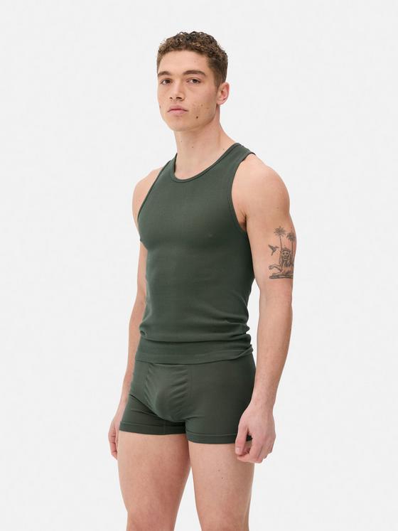 2pk Seamless Ribbed Vests