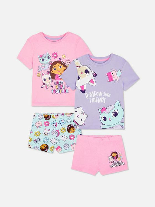 2pk Gabby’s Dollhouse Graphic Pyjamas