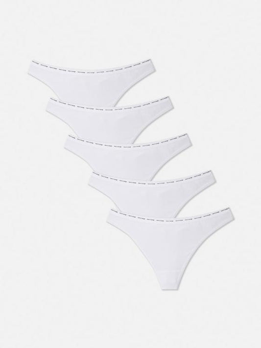 5pk Love To Lounge Thongs