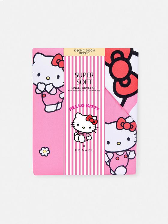 Hello Kitty Single Duvet Cover Set