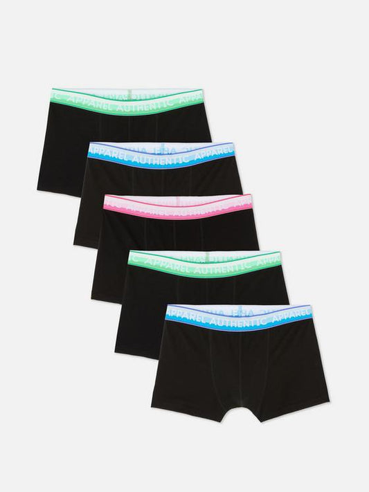 5pk Pastel Waistband Trunks