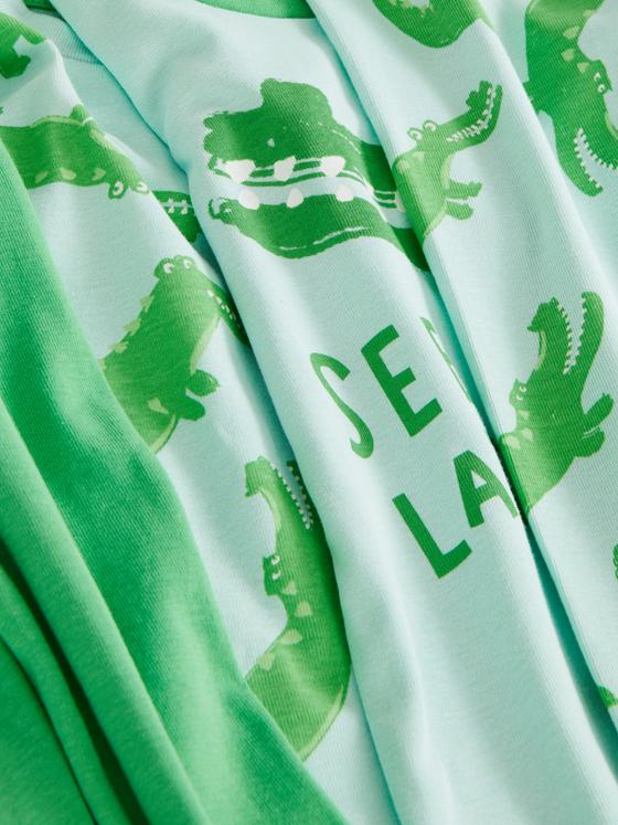 2pk Crocodile Long Pyjamas