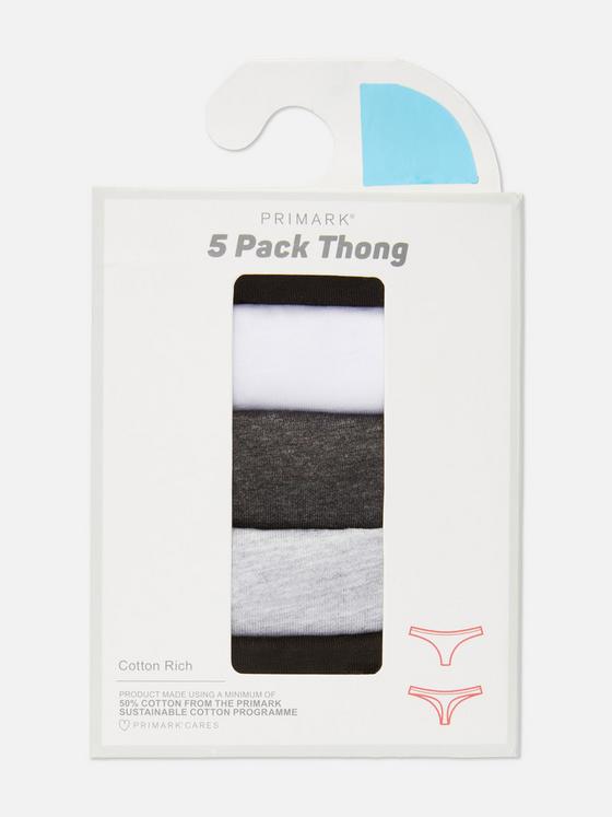 5pk Essential Thongs