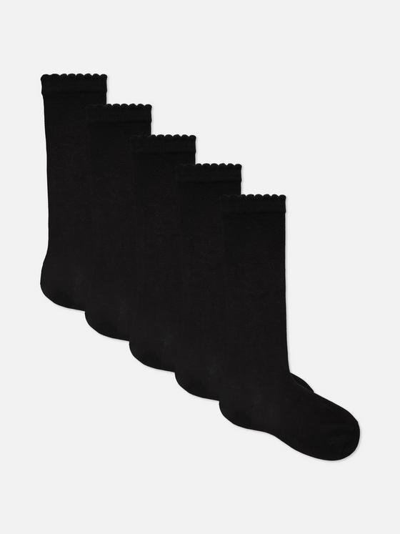5pk Knee-High Socks
