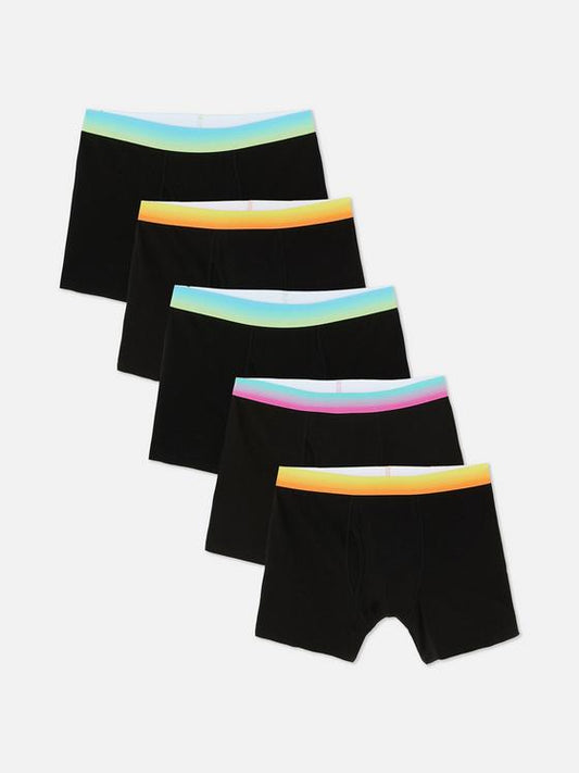 5pk Colour Waistband Trunks