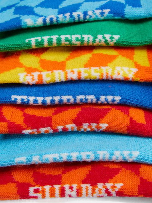 7pk Day of the Week Socks