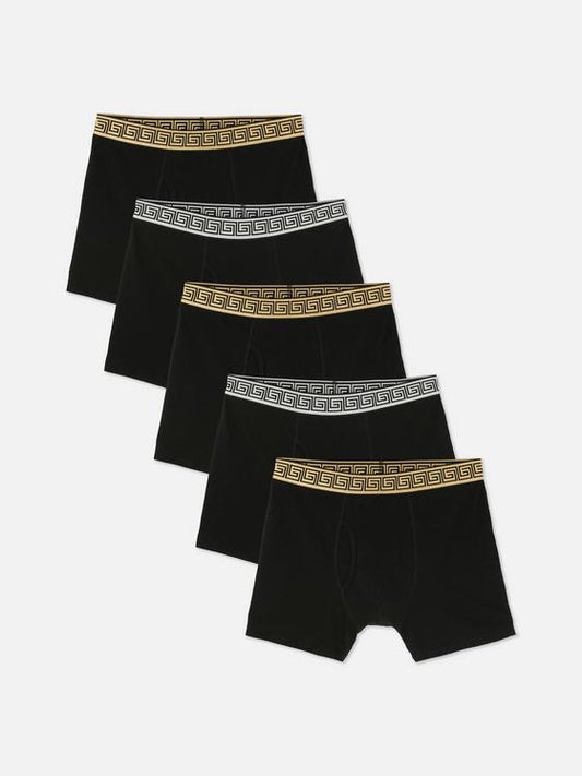 5pk Metallic Waistband Trunks
